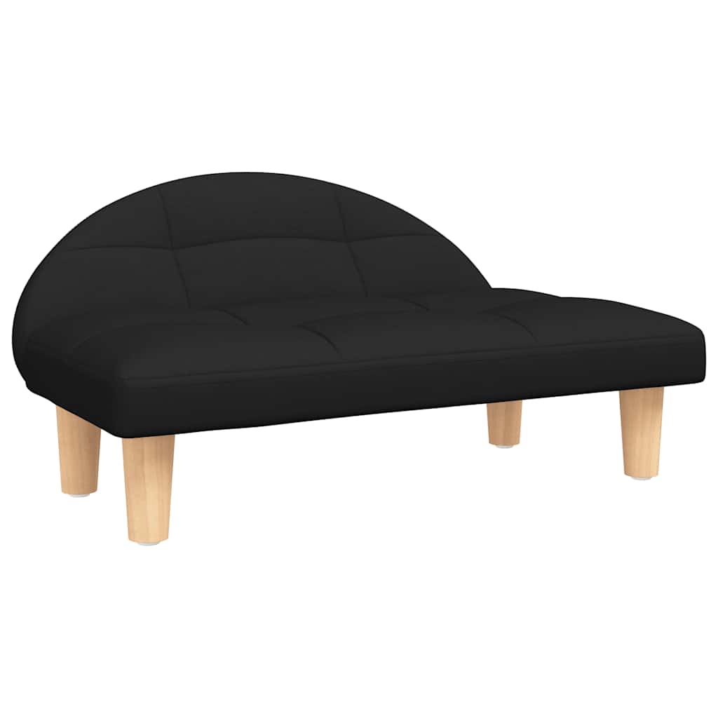 Κρεβάτι Σκύλου Μαύρο 70 x 52 x 30 εκ. Υφασμάτινο - PAKOBAZAAR