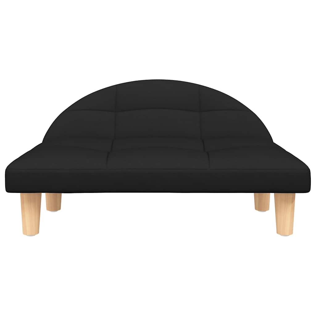 Κρεβάτι Σκύλου Μαύρο 70 x 52 x 30 εκ. Υφασμάτινο - PAKOBAZAAR