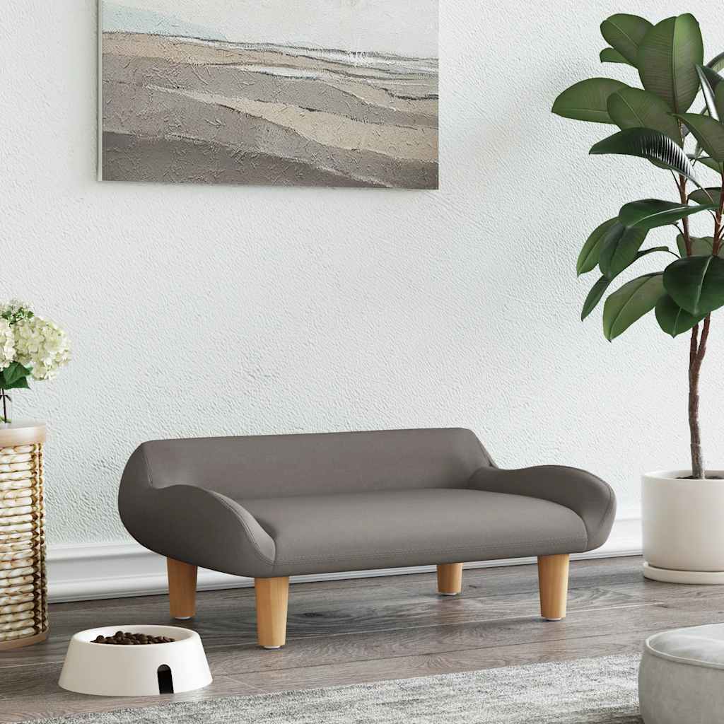 Κρεβάτι Σκύλου Taupe 70 x 40 x 24 εκ. Υφασμάτινο - PAKOBAZAAR