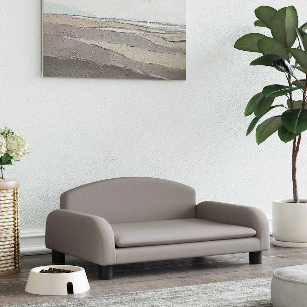 Κρεβάτι Σκύλου Taupe 90 x 53 x 30 εκ. Υφασμάτινο - PAKOBAZAAR