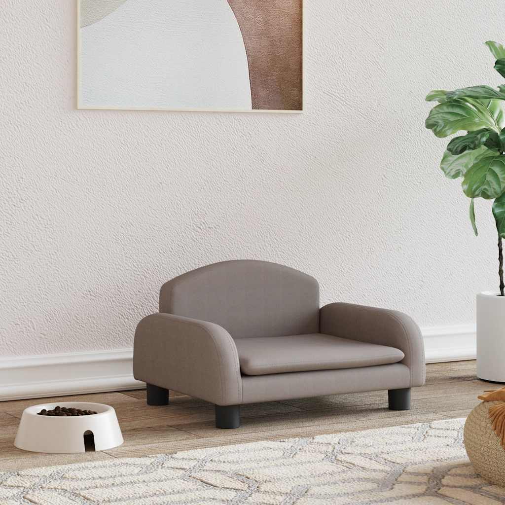 Κρεβάτι Σκύλου Taupe 50 x 40 x 30 εκ. Υφασμάτινο - PAKOBAZAAR