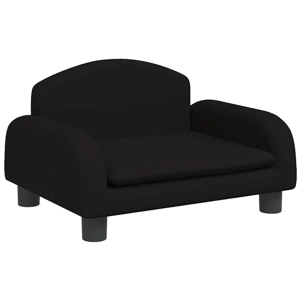 Κρεβάτι Σκύλου Μαύρο 50 x 40 x 30 εκ. Υφασμάτινο - Pakobazaar