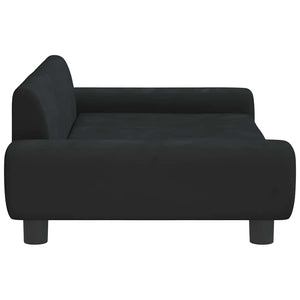 Κρεβάτι Σκύλου Μαύρο 100 x 54 x 33 εκ. Βελούδινο - Pakobazaar
