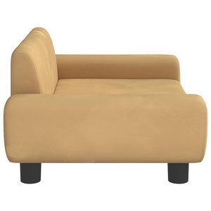 Κρεβάτι Σκύλου Καφέ 70 x 45 x 33 εκ. Βελούδινο - PAKOBAZAAR