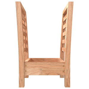 vidaX Ράφι για Περιοδικά 40x26,5x38,5 εκ. Μασίφ Ξύλο Καρυδιάς