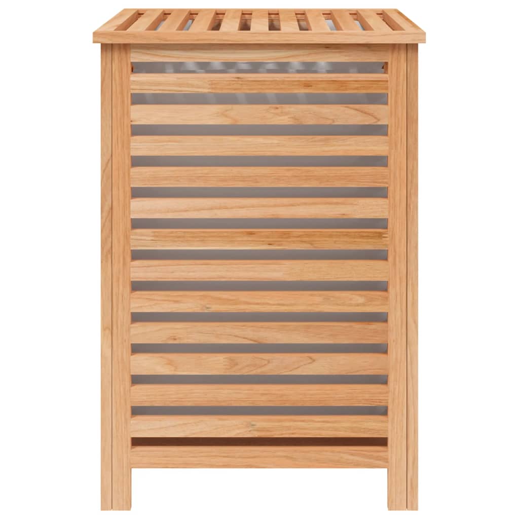 Καλάθι Απλύτων 45 x 45 x 65 εκ. από Μασίφ Ξύλο Καρυδιάς