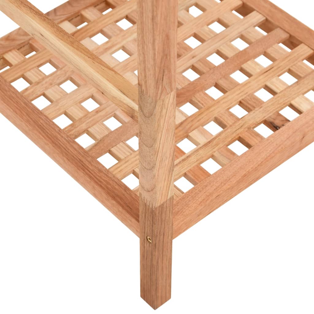 Ραφιέρα Μπάνιου 35,5 x 35,5 x 112,5 εκ. από Μασίφ Ξύλο Καρυδιάς