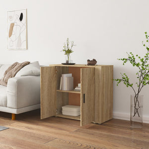 Ντουλάπι Sonoma Δρυς 80x33x70 εκ. από Επεξεργασμένο Ξύλο