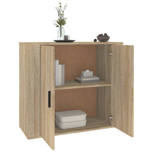 Ντουλάπι Sonoma Δρυς 80x33x70 εκ. από Επεξεργασμένο Ξύλο