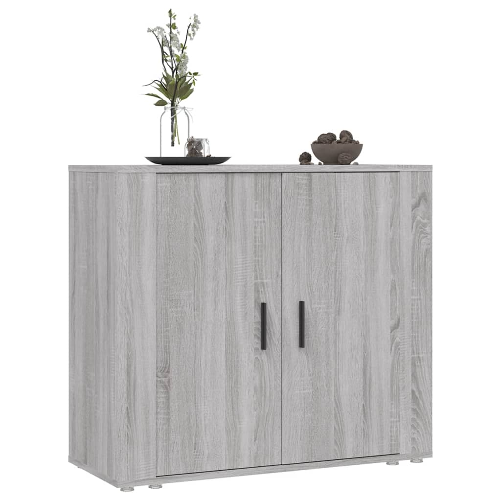 Ντουλάπι Γκρι Sonoma 80x33x70 εκ. από Επεξεργασμένο Ξύλο