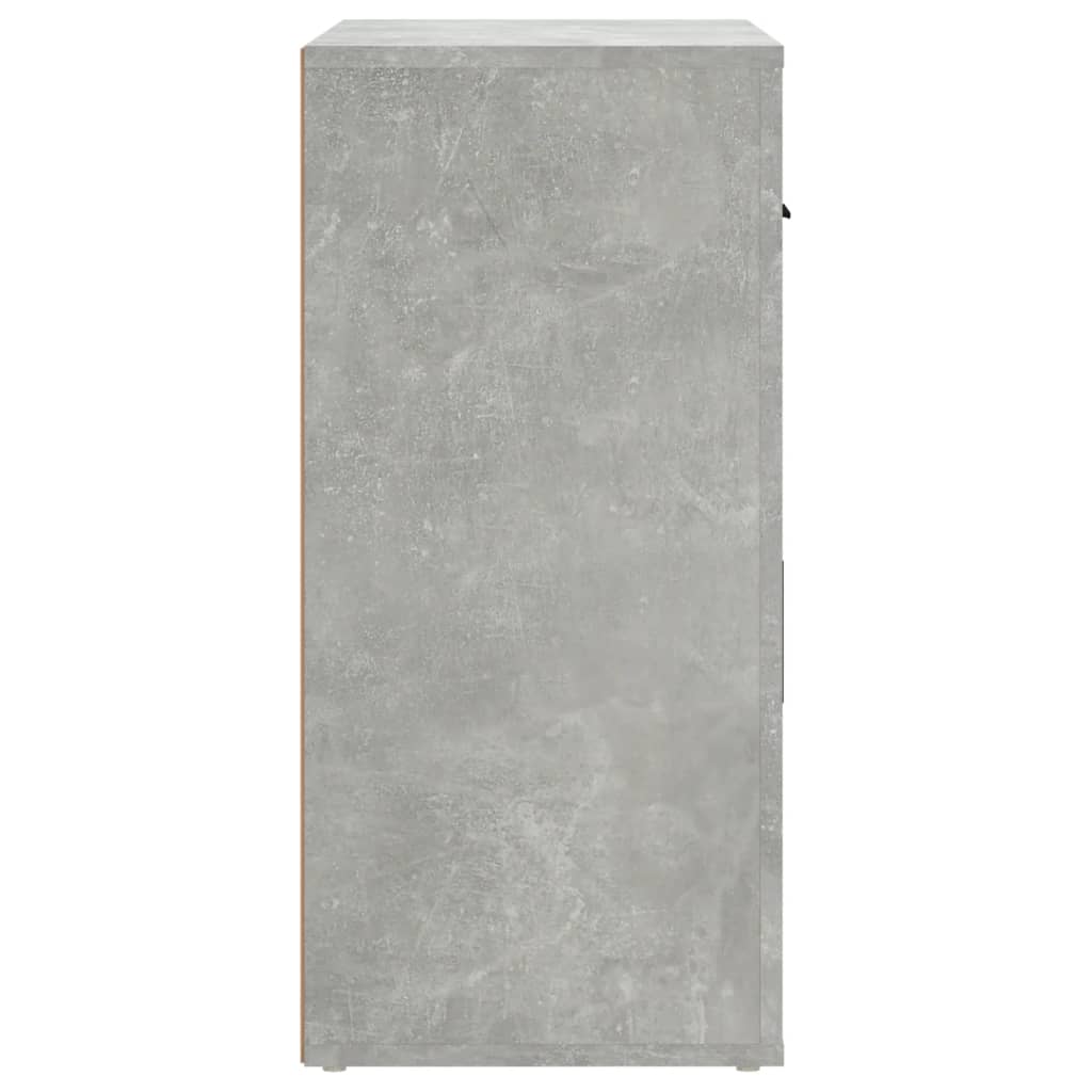 Ντουλάπι Γκρι Σκυροδέματος 80x33x70 εκ. Επεξεργασμένο Ξύλο - Pakobazaar