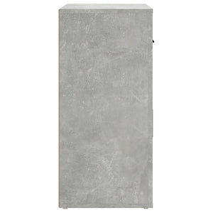 Ντουλάπι Γκρι Σκυροδέματος 80x33x70 εκ. Επεξεργασμένο Ξύλο - Pakobazaar