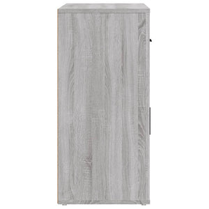 Ντουλάπι Γκρι Sonoma 80x33x70 εκ. από Επεξεργασμένο Ξύλο - Pakobazaar