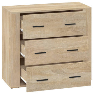 Ντουλάπι Sonoma Δρυς 80x33x70 εκ. από Επεξεργασμένο Ξύλο - Pakobazaar