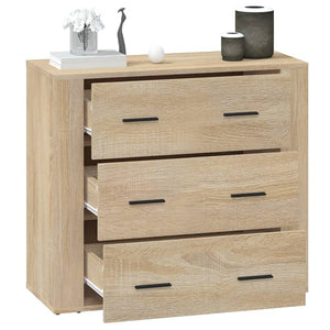 Ντουλάπι Sonoma Δρυς 80x33x70 εκ. από Επεξεργασμένο Ξύλο - Pakobazaar