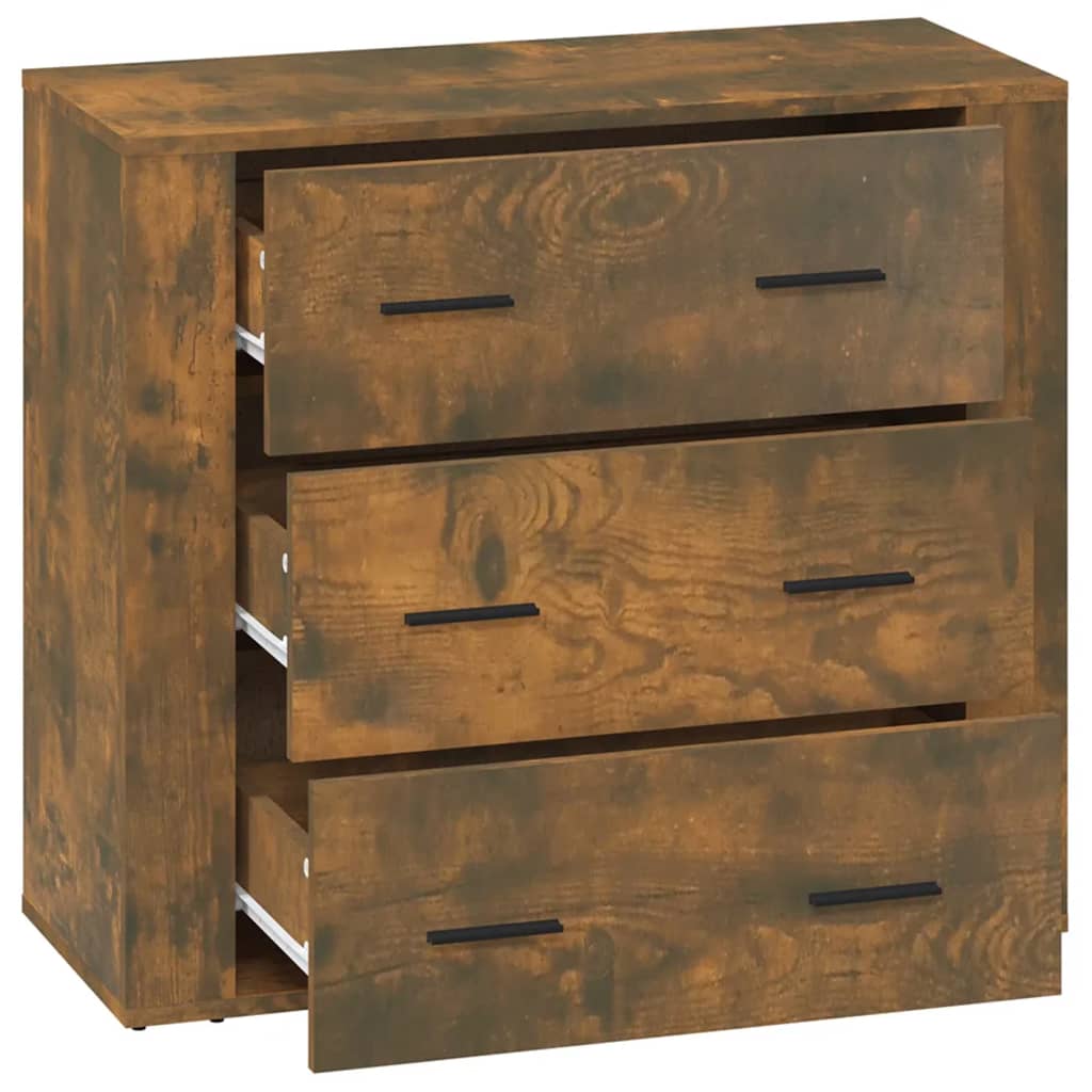 Ντουλάπι Καπνιστή Δρυς 80x33x70 εκ. από Επεξεργασμένο Ξύλο