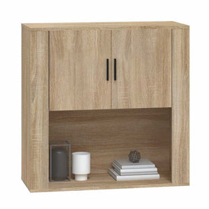 Ντουλάπι Τοίχου Sonoma Δρυς 80x33x80 εκ. Επεξεργασμένο Ξύλο