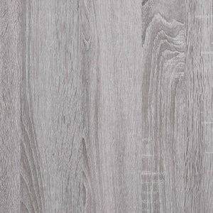 Ντουλάπι Τοίχου Γκρι Sonoma 80x33x80 εκ. Επεξεργασμένο Ξύλο - Pakobazaar