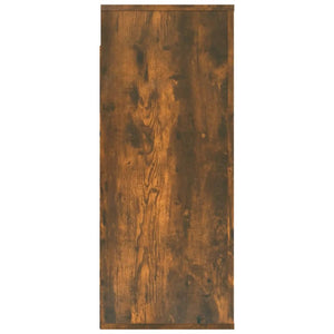 Ντουλάπι Τοίχου Καπνιστή Δρυς 80x33x80 εκ. Επεξεργασμένο Ξύλο - Pakobazaar