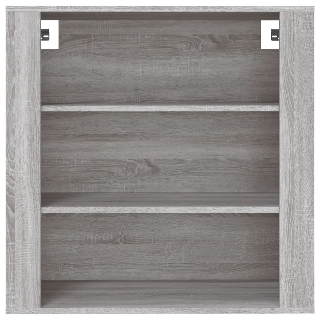 Ντουλάπι Τοίχου Γκρι Sonoma 80x33x80 εκ. Επεξεργασμένο Ξύλο - Pakobazaar