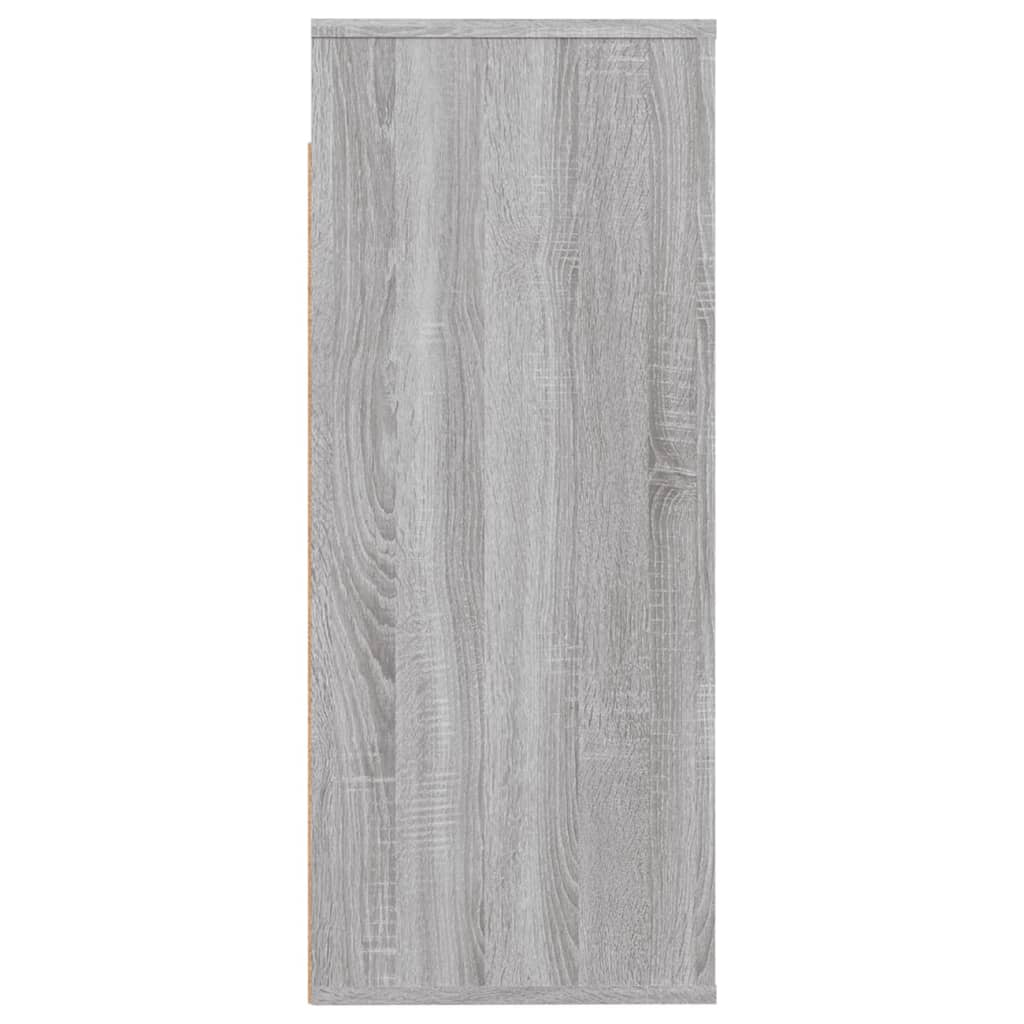 Ντουλάπι Τοίχου Γκρι Sonoma 80x33x80 εκ. Επεξεργασμένο Ξύλο - Pakobazaar