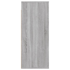 Ντουλάπι Τοίχου Γκρι Sonoma 80x33x80 εκ. Επεξεργασμένο Ξύλο - Pakobazaar