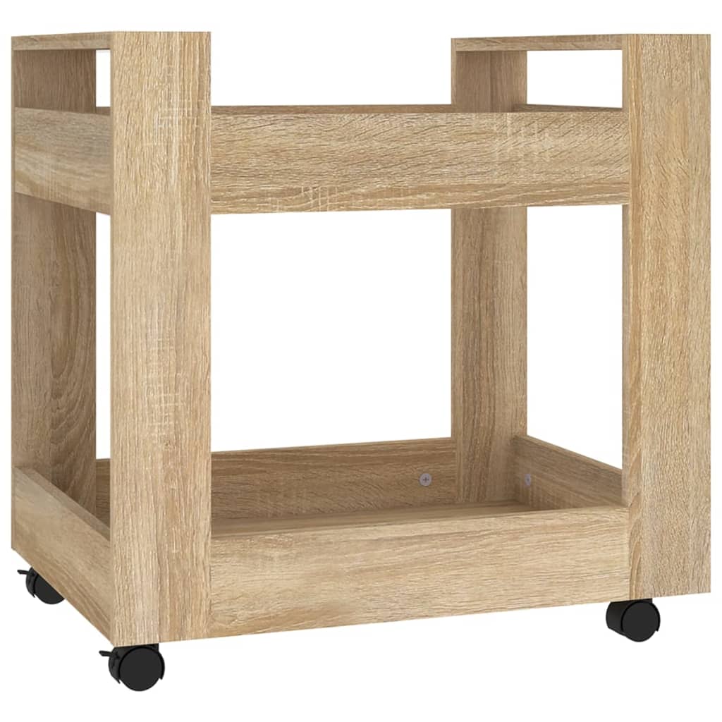 Γραφείο Τρόλεϊ Sonoma Δρυς 60x45x60 εκ. από Επεξεργασμένο Ξύλο