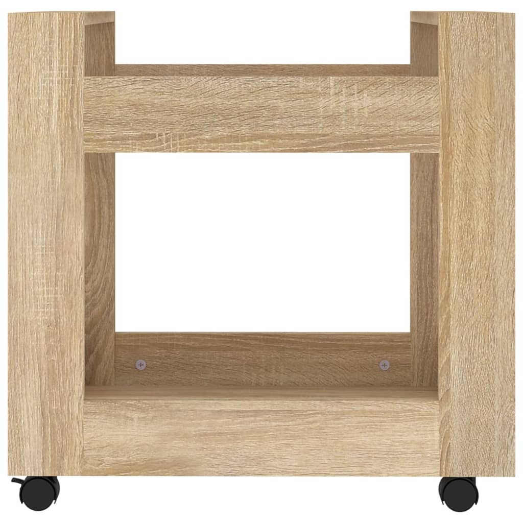 Γραφείο Τρόλεϊ Sonoma Δρυς 60x45x60 εκ. από Επεξεργασμένο Ξύλο