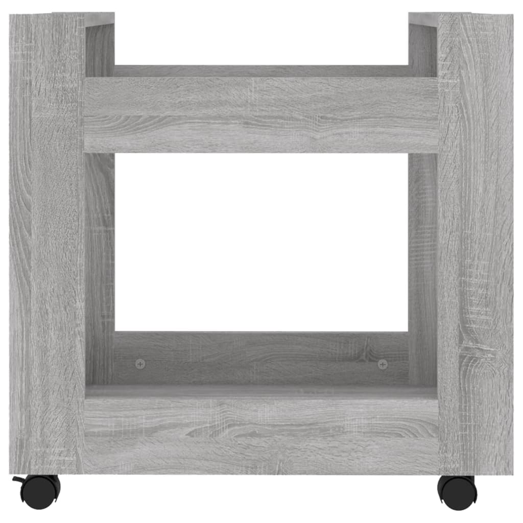 Γραφείο Τρόλεϊ Sonoma Γκρι 60x45x60 εκ. από Επεξεργασμένο Ξύλο