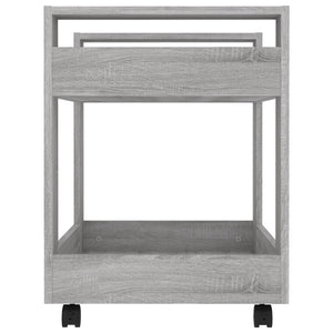 Γραφείο Τρόλεϊ Sonoma Γκρι 60x45x60 εκ. από Επεξεργασμένο Ξύλο