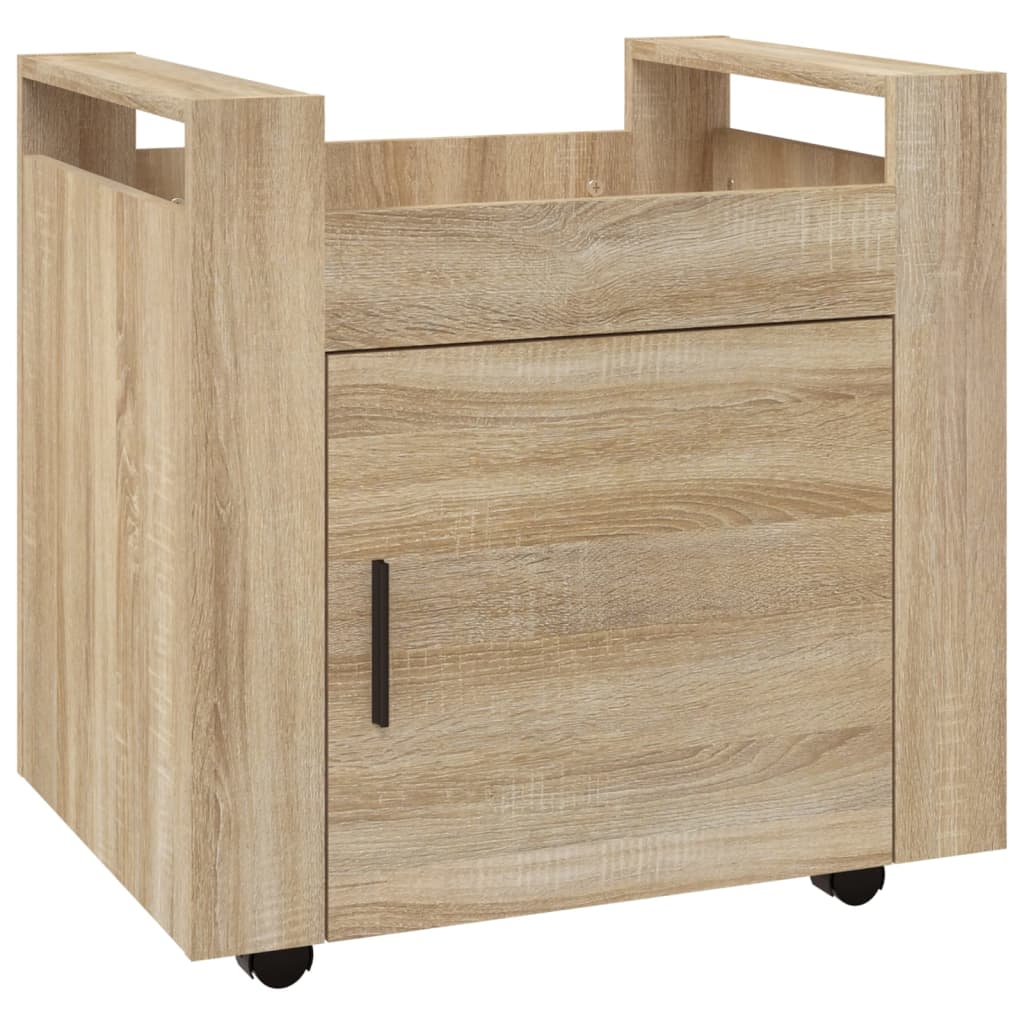Γραφείο Τρόλεϊ Sonoma Δρυς 60x45x60 εκ. από Επεξεργασμένο Ξύλο