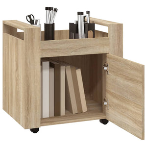 Γραφείο Τρόλεϊ Sonoma Δρυς 60x45x60 εκ. από Επεξεργασμένο Ξύλο