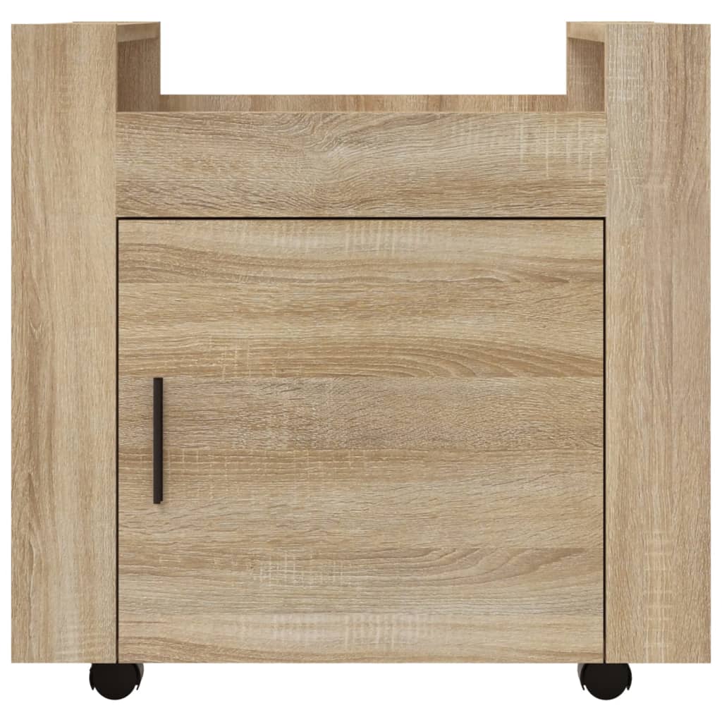 Γραφείο Τρόλεϊ Sonoma Δρυς 60x45x60 εκ. από Επεξεργασμένο Ξύλο