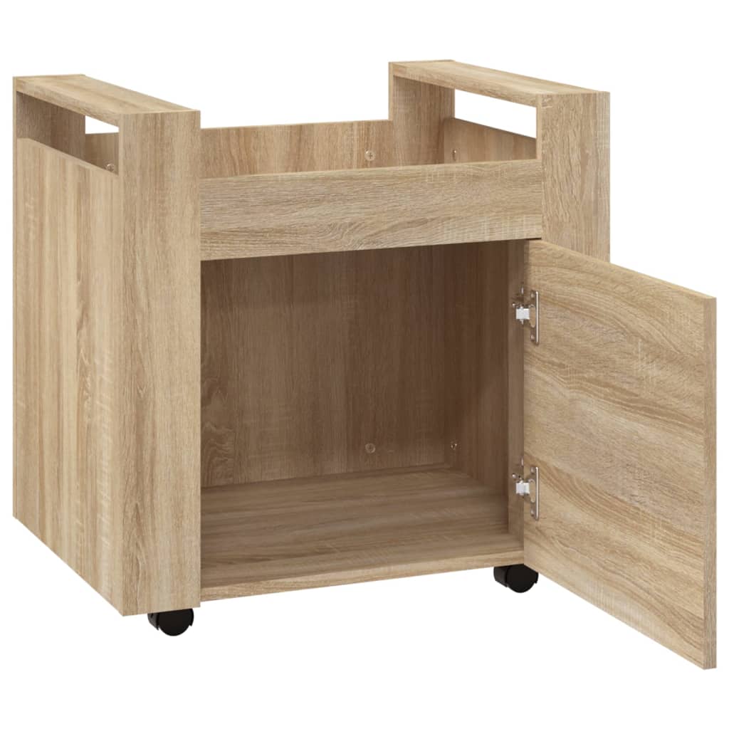 Γραφείο Τρόλεϊ Sonoma Δρυς 60x45x60 εκ. από Επεξεργασμένο Ξύλο