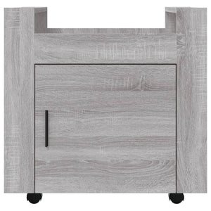 Γραφείο Τρόλεϊ Sonoma Γκρι 60x45x60 εκ. από Επεξεργασμένο Ξύλο