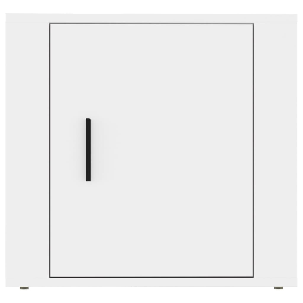 Κομοδίνα 2 τεμ. Λευκά 50x39x47 εκ.