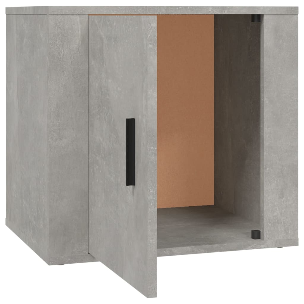 Κομοδίνα Γκρι Σκυροδέματος 50x39x47 εκ.