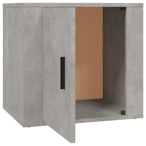 Κομοδίνα Γκρι Σκυροδέματος 50x39x47 εκ.
