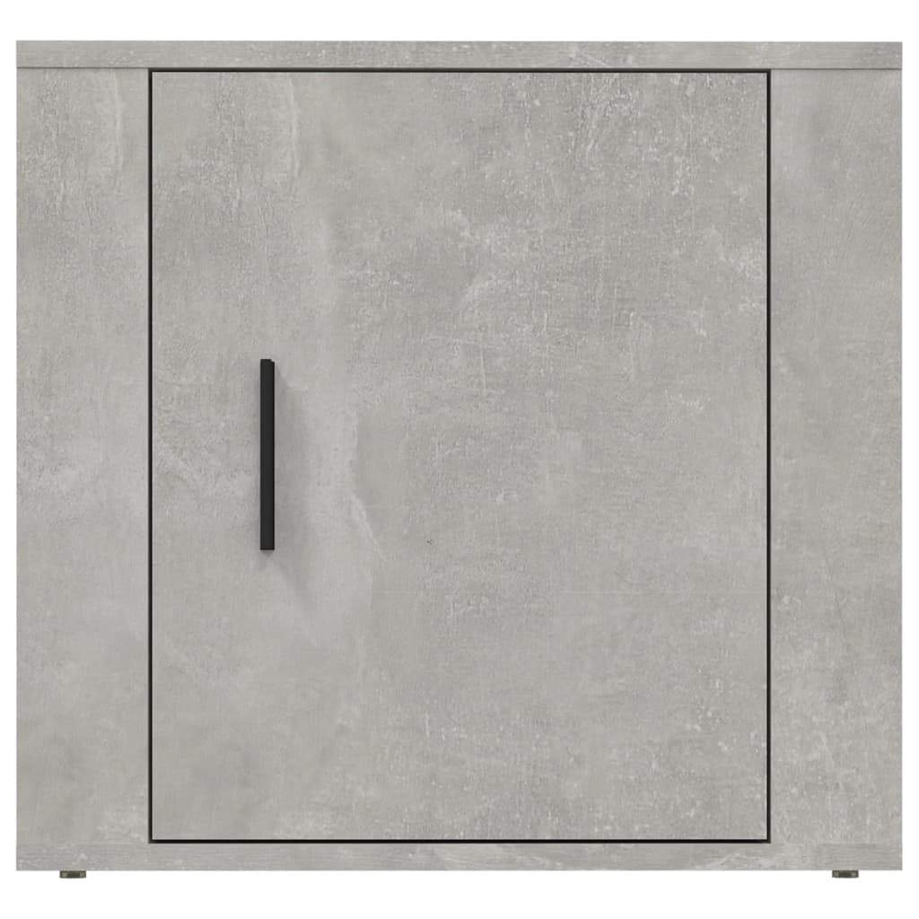 Κομοδίνα 2 τεμ. Γκρι Σκυροδέματος 50x39x47 εκ.