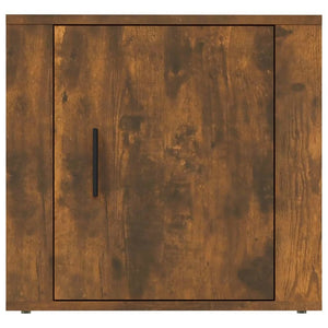 Κομοδίνα 2 τεμ. Καπνιστή Δρυς 50x39x47 εκ.