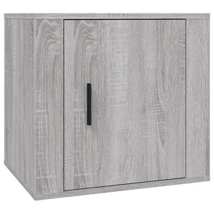 Κομοδίνα 2 τεμ. Γκρι Sonoma 50x39x47 εκ.