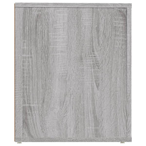 Κομοδίνα 2 τεμ. Γκρι Sonoma 50x39x47 εκ.