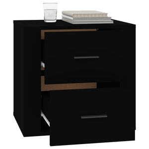 Κομοδίνο Μαύρο 50 x 39 x 47 εκ. - Pakobazaar