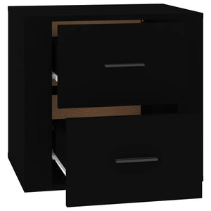 Κομοδίνο Μαύρο 50 x 39 x 47 εκ. - Pakobazaar