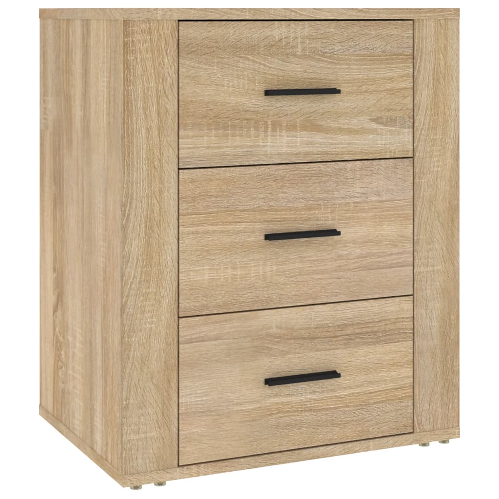 Κομοδίνο Sonoma Δρυς 50x36x60 εκ. από Επεξεργασμένο Ξύλο - Pakobazaar