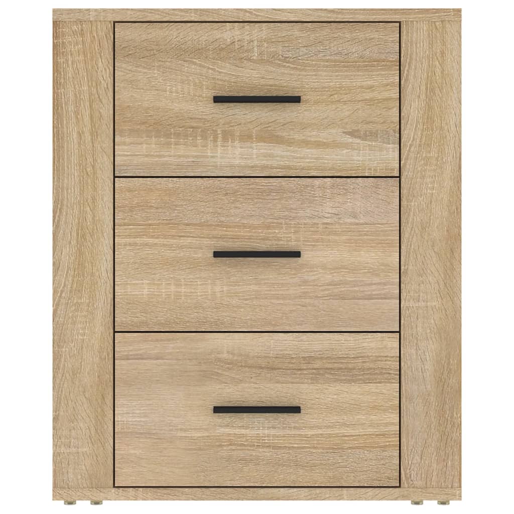 Κομοδίνο Sonoma Δρυς 50x36x60 εκ. από Επεξεργασμένο Ξύλο - Pakobazaar
