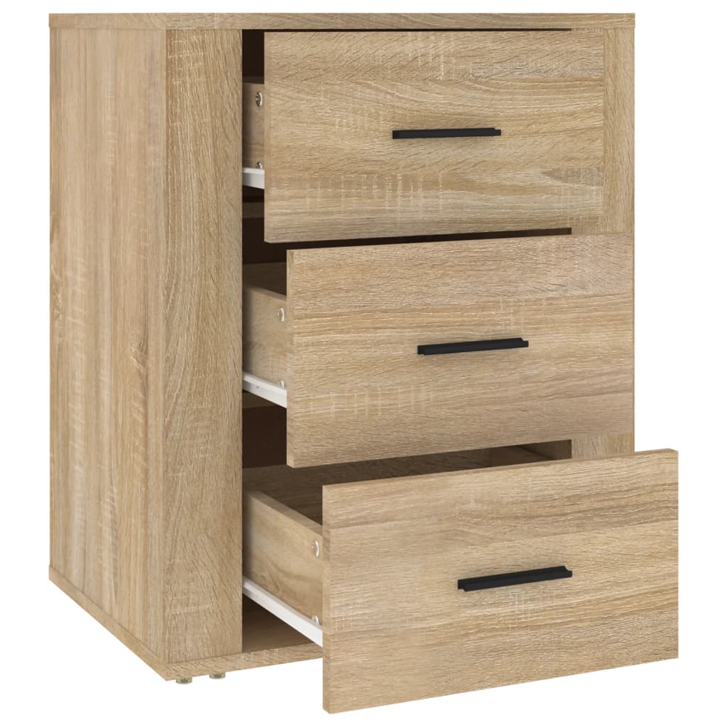 Κομοδίνο Sonoma Δρυς 50x36x60 εκ. από Επεξεργασμένο Ξύλο - Pakobazaar
