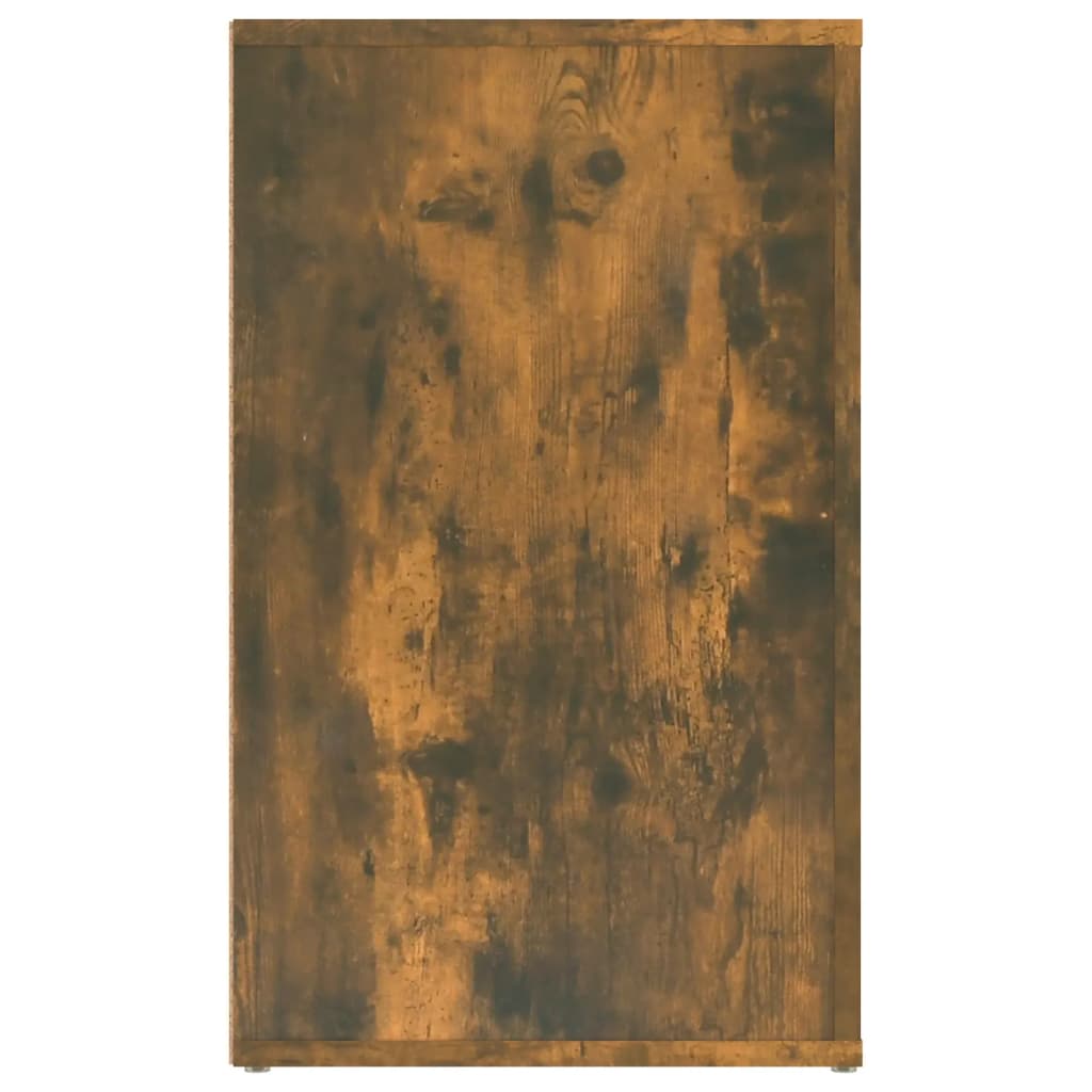 Κομοδίνο Καπνιστή Δρυς 50x36x60 εκ. από Επεξεργασμένο Ξύλο