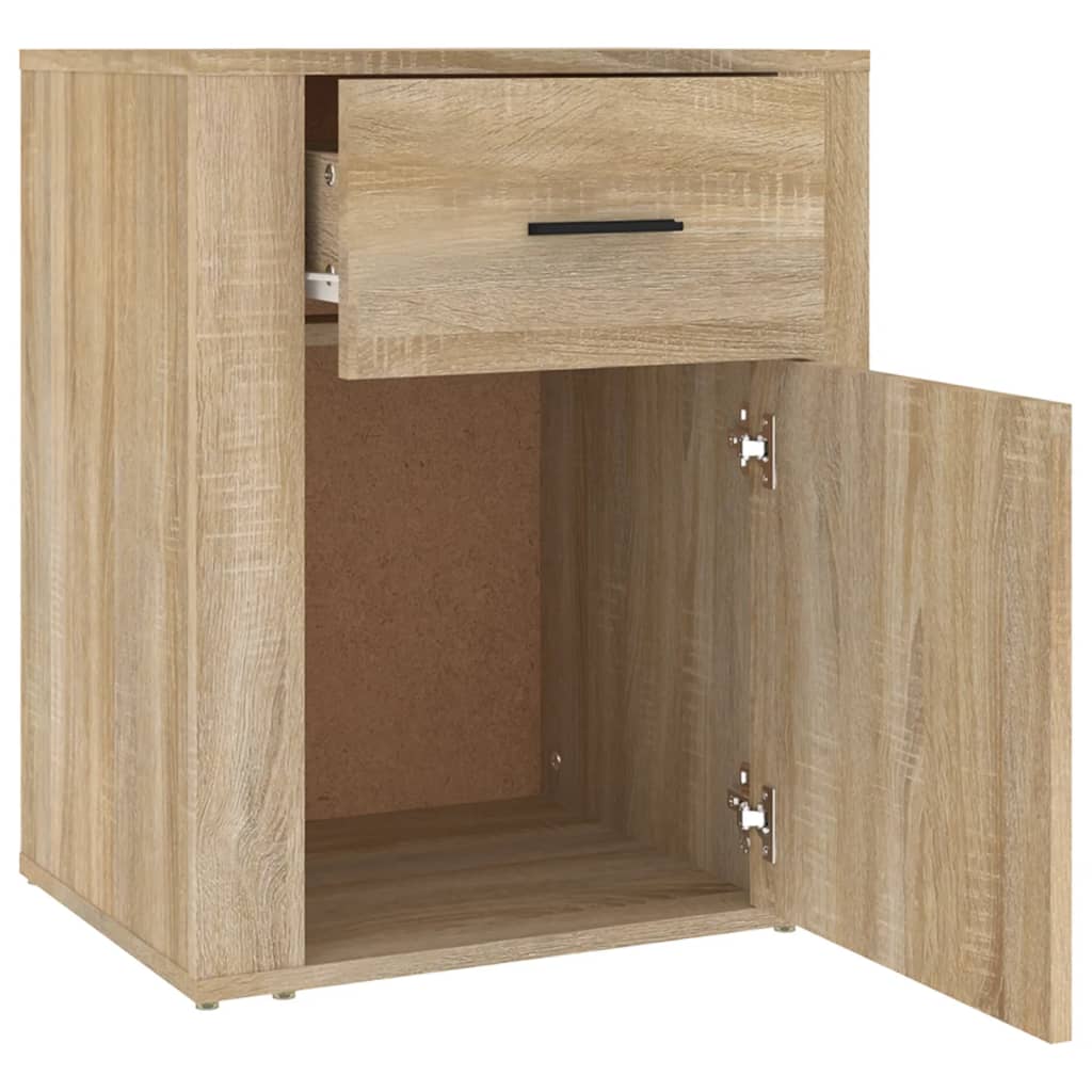Κομοδίνο Sonoma Δρυς 50x36x60 εκ. από Επεξεργασμένο Ξύλο - Pakobazaar