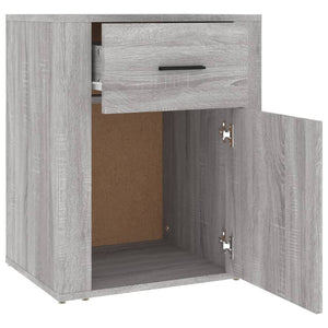 Κομοδίνο Γκρι Sonoma 50x36x60 εκ. από Επεξεργασμένο Ξύλο